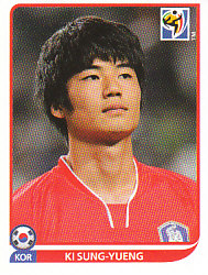 Ki Sung-Yueng South Korea samolepka Panini World Cup 2010 #157